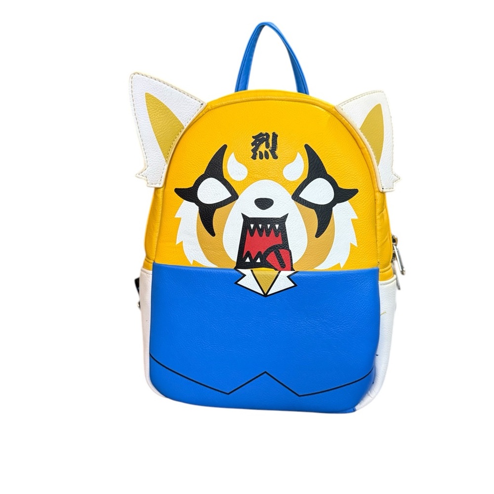 Funko Aggretsuko by Sanrio Yellow and Blue Animal Face Backpack